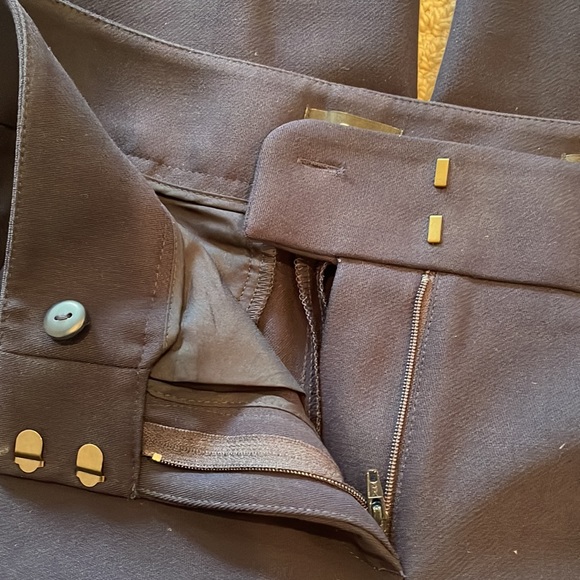 LOFT Marissa tuxedo style pant (ruffle down side) - Picture 8 of 10